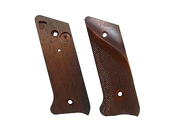 CMC純正 スタームルガーMK1 木製グリップ トイガン着せ替え:スタームルガーMk1 D－STYLEグリップ